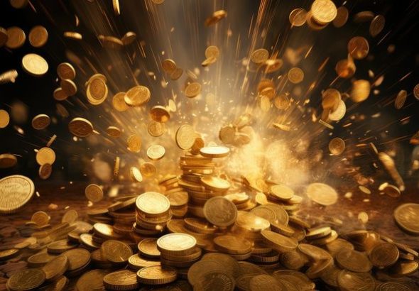 casino gold coin explosion